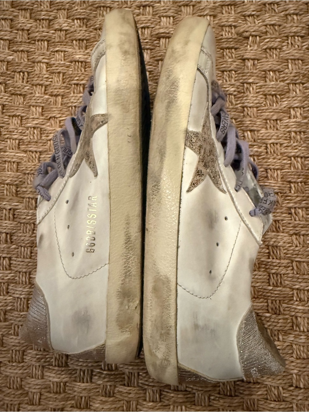Golden Goose White Leather Superstar sz 39 original owner and packaging - Picture 5 of 10
